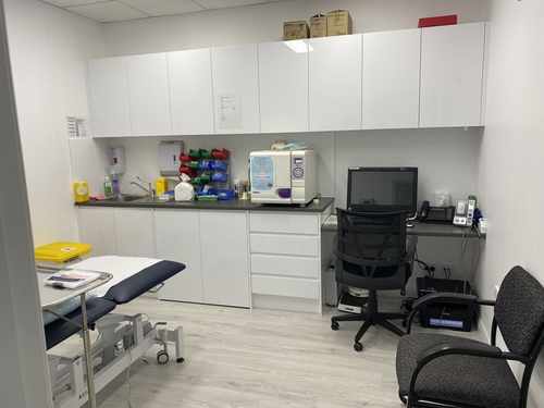 Modern treatment room at Pioneer Health Centre